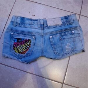 Stylish Blue Denim Women Shorts